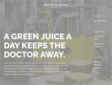 Tablet Screenshot of minglejuicebar.com